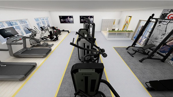 100平方健身房配置方案-广西Z6.COM-尊龙集团体育健身器材有限公司