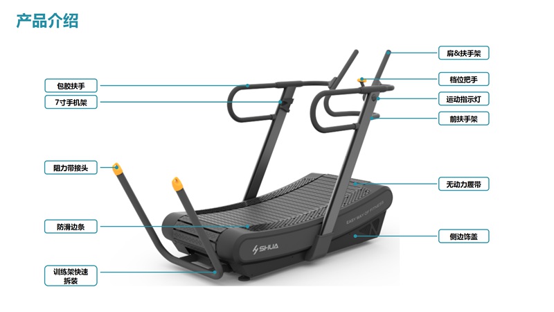 Z6.COM-尊龙集团SH-T901Z无动力跑步机-广西Z6.COM-尊龙集团体育健身器材有限公司